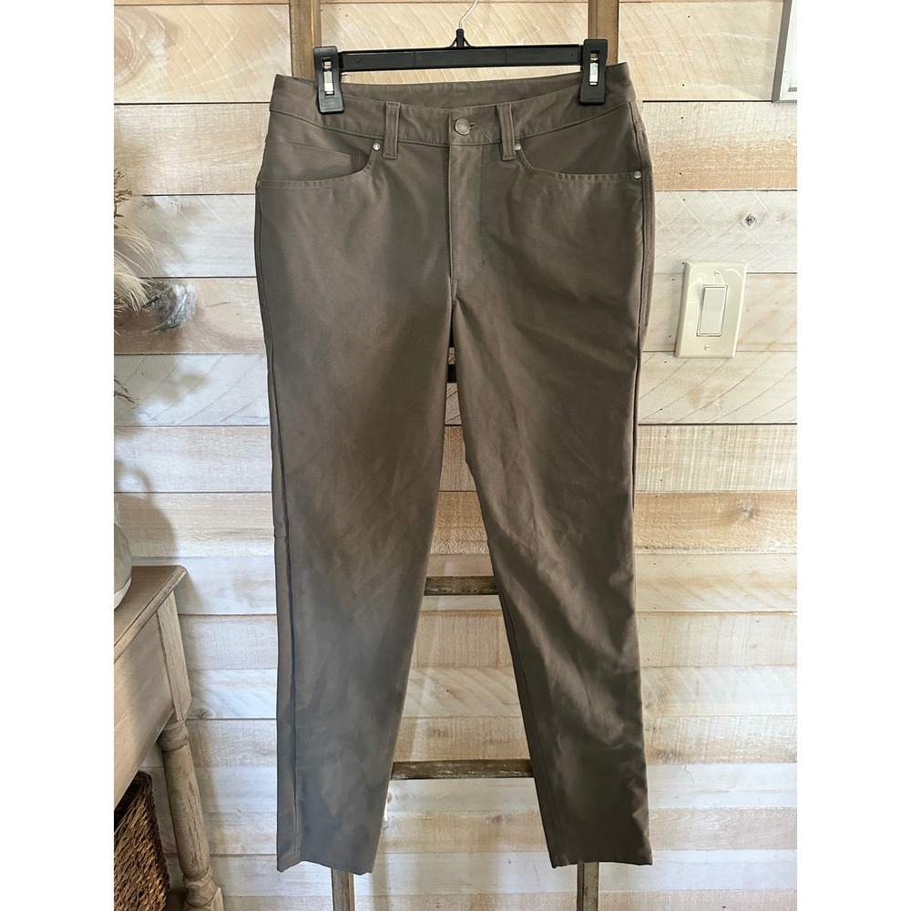 Lululemon Commission Pant Classic Canvas Brown 28 x 30 Mens Chino Trousers